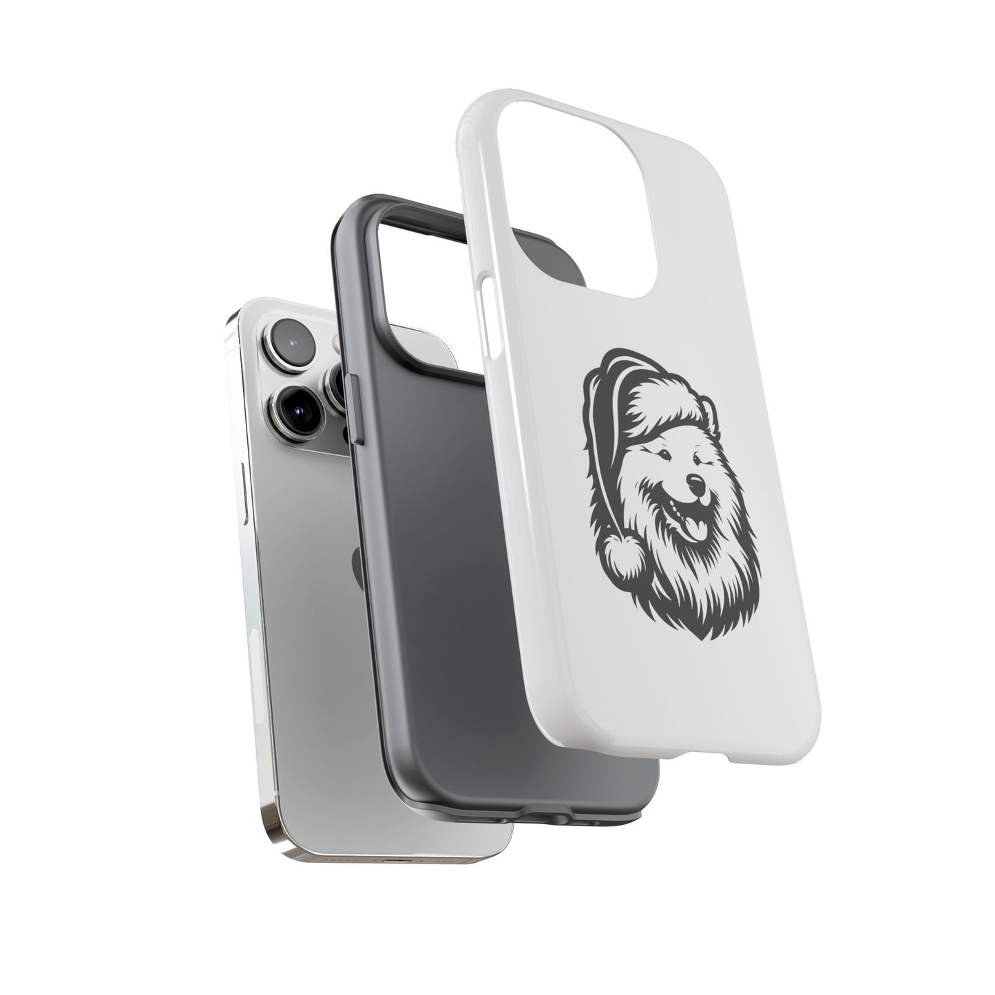 Santa Paws Samoyed iPhone Case