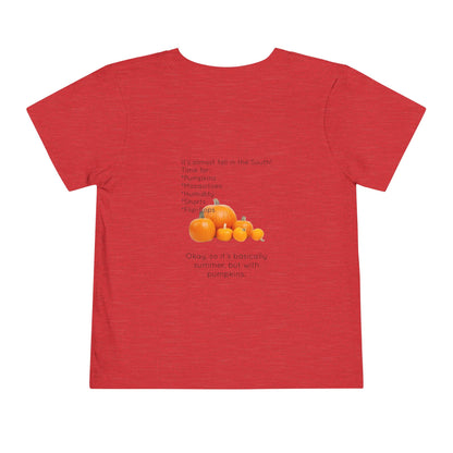 Fall In The South Toddler Unisex Short Sleeve Crewneck Tee