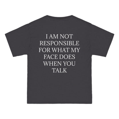 When You Talk Men's Short-Sleeve Crewneck Tee