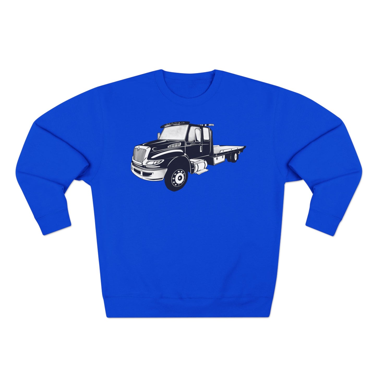 Flatbed Tow Truck Unisex Crewneck Sweatshirt