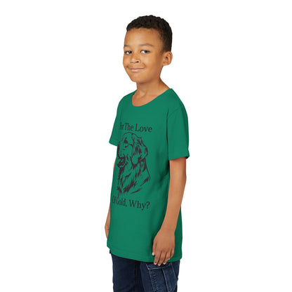 For The Love Of Gold Youth Unisex Short Sleeve Crewneck Tee