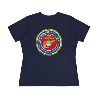 US Marine Corps Women's Short Sleeve Crewneck Tee
