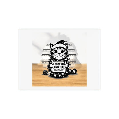 Naughty Cat Ceramic Photo Tile