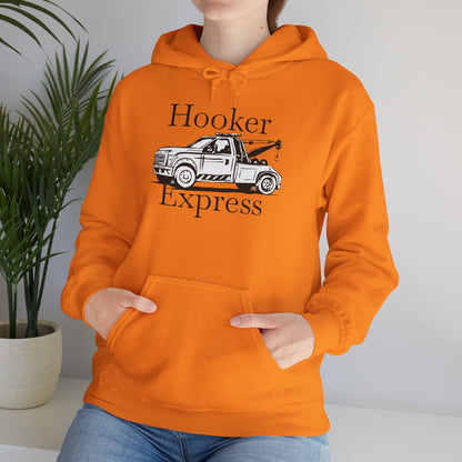 H**ker Express Wheel Lift Tow Truck Unisex Hoodie