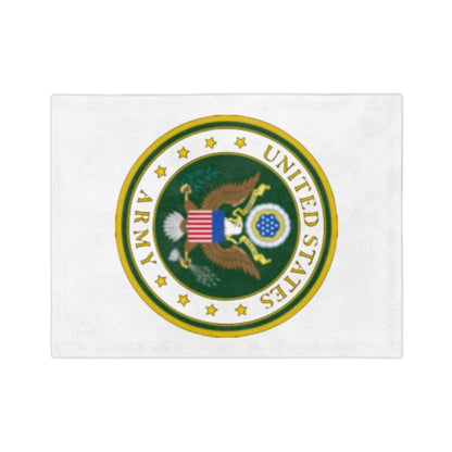 US Army Velveteen Microfiber Blanket