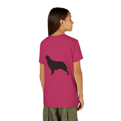 Aussie Silhouette Youth Unisex Short Sleeve Crewneck Tee