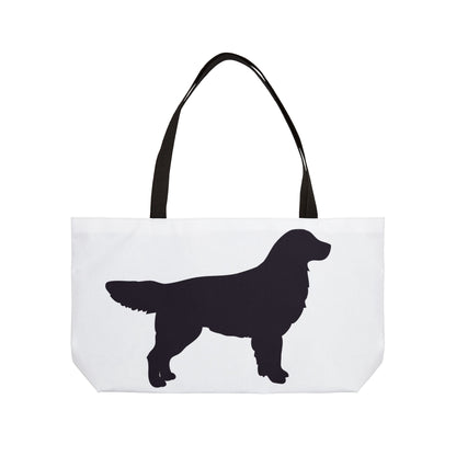 Golden Silhouette Weekender Tote Bag