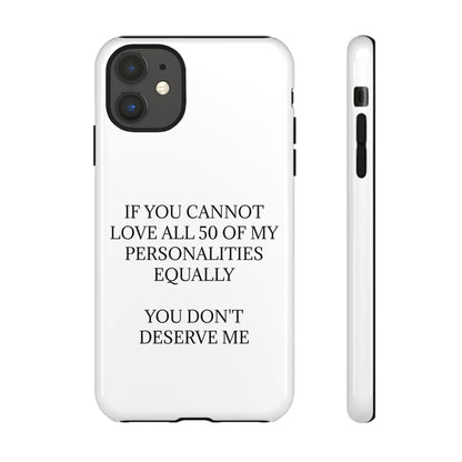 50 Personalities iPhone Case