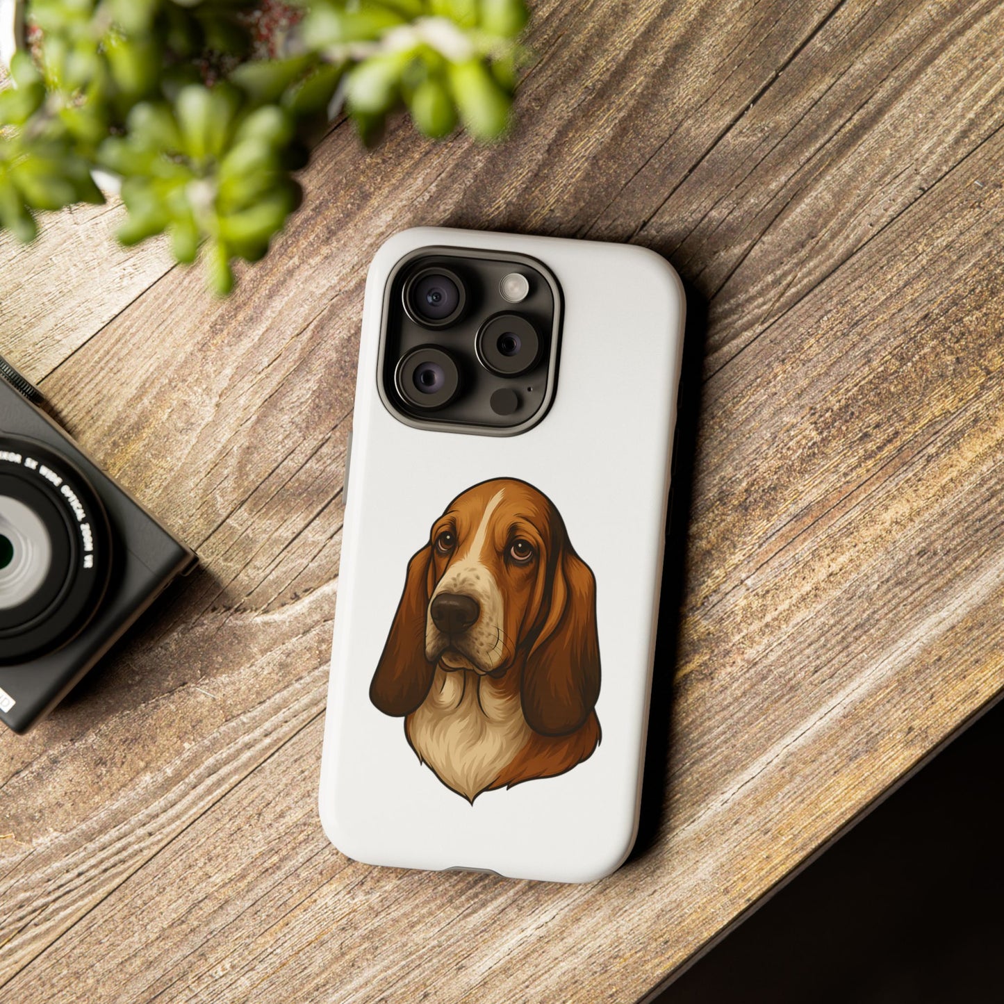 Basset Hound Head iPhone Case
