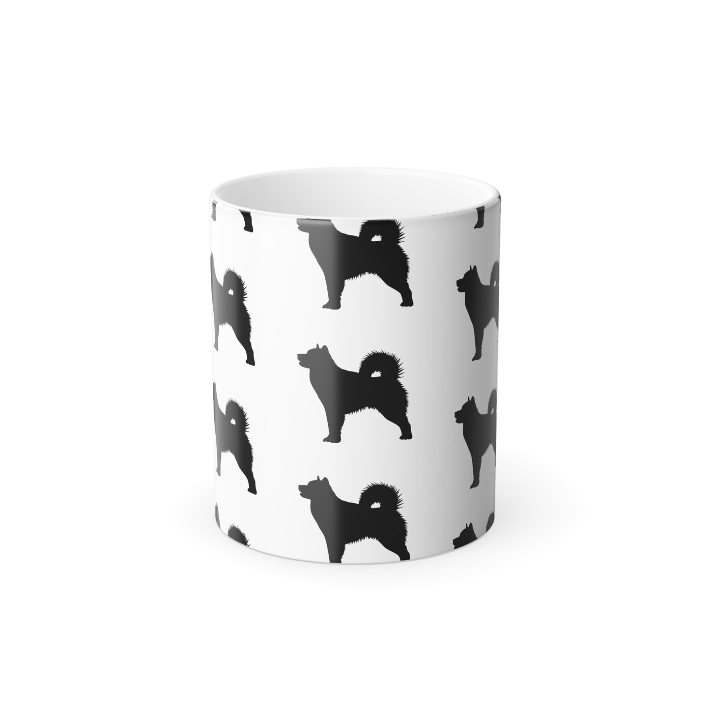 Malamute Silhouette Color Changing Mug