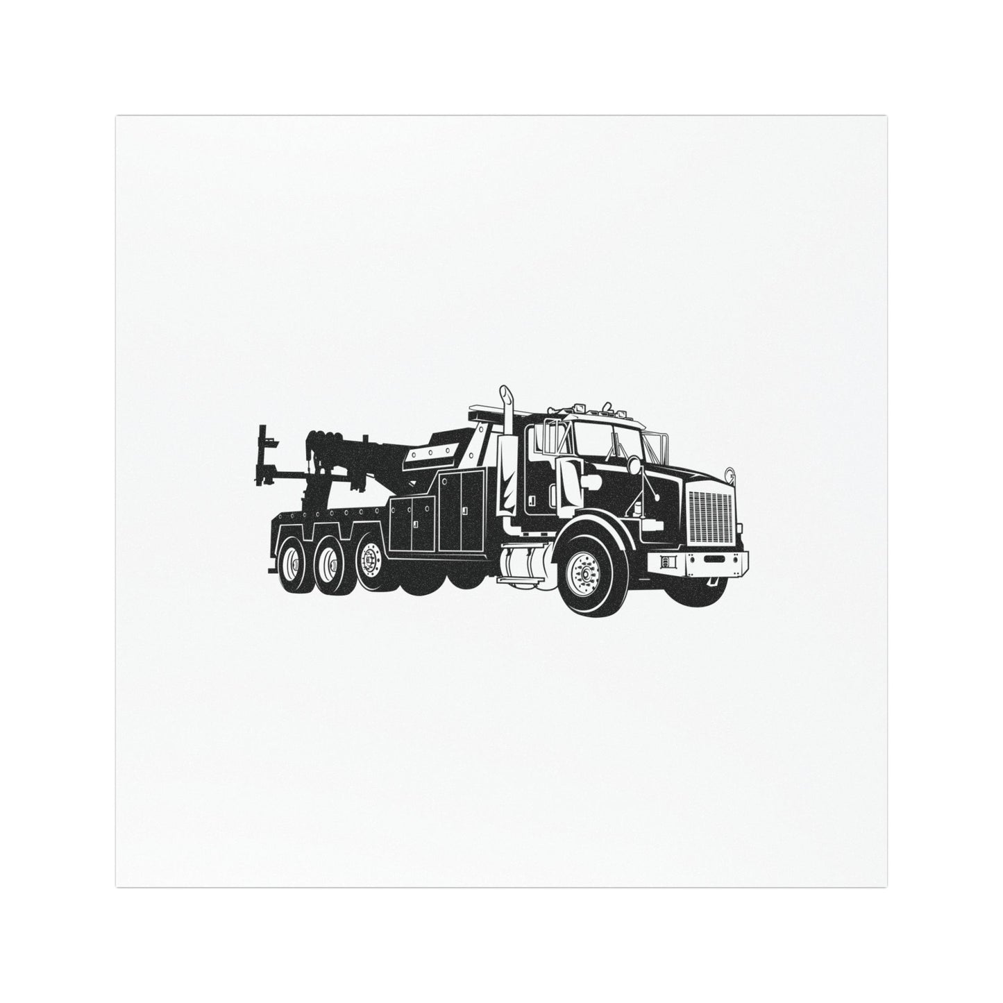 Heavy Tow Truck Indoor/Outdoor Magnet