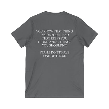 No Filter Unisex Short Sleeve V-Neck Tee