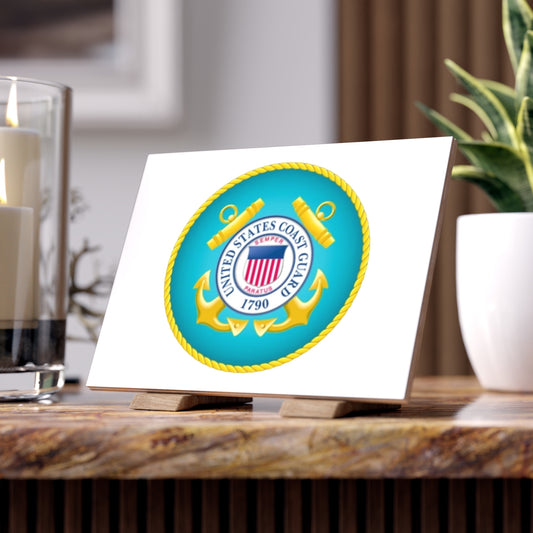 US Coast Guard Ceramic Photo Tile