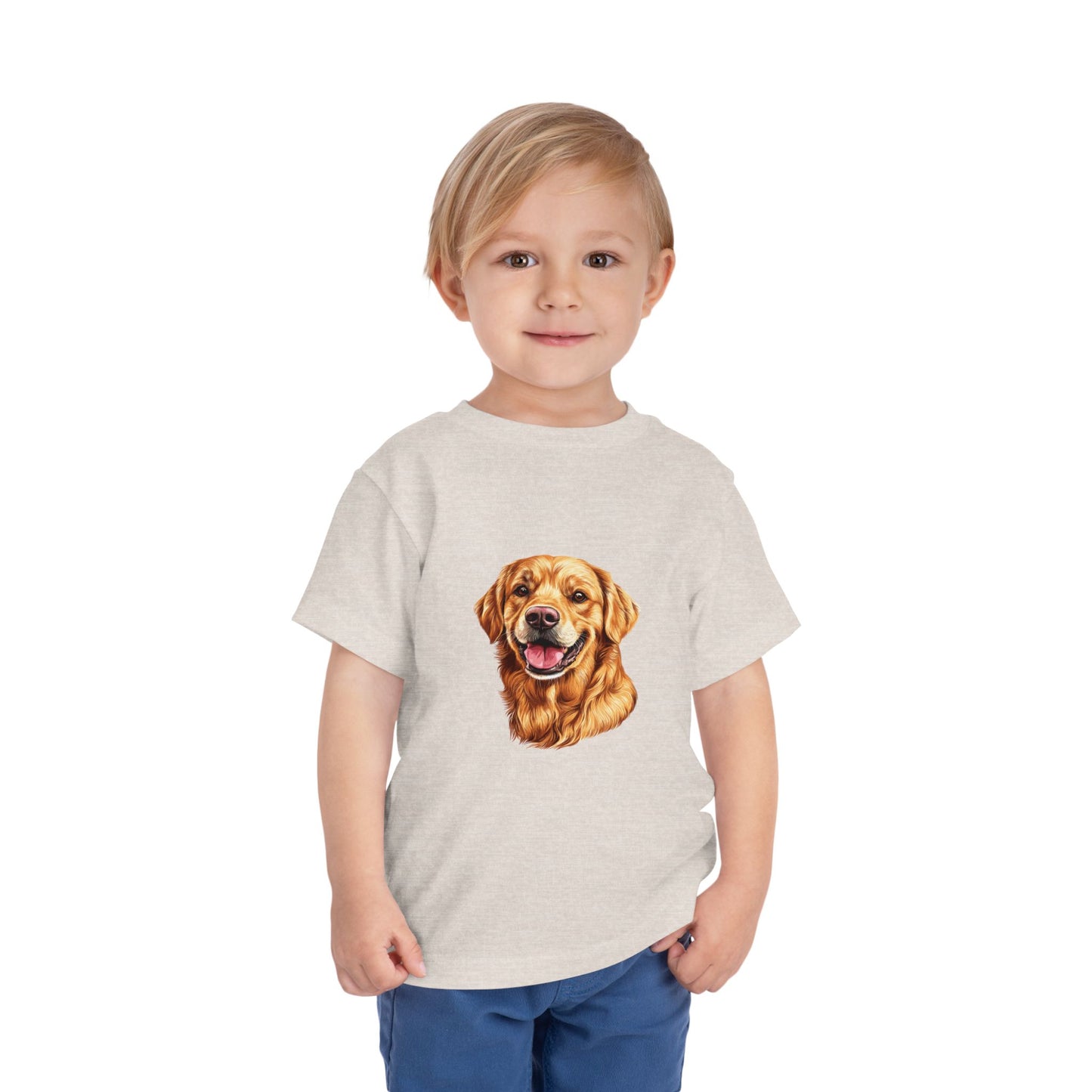 Golden Head Toddler Unisex Short Sleeve Crewneck Tee