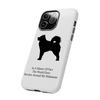 Matter Of Fact Malamute iPhone Case