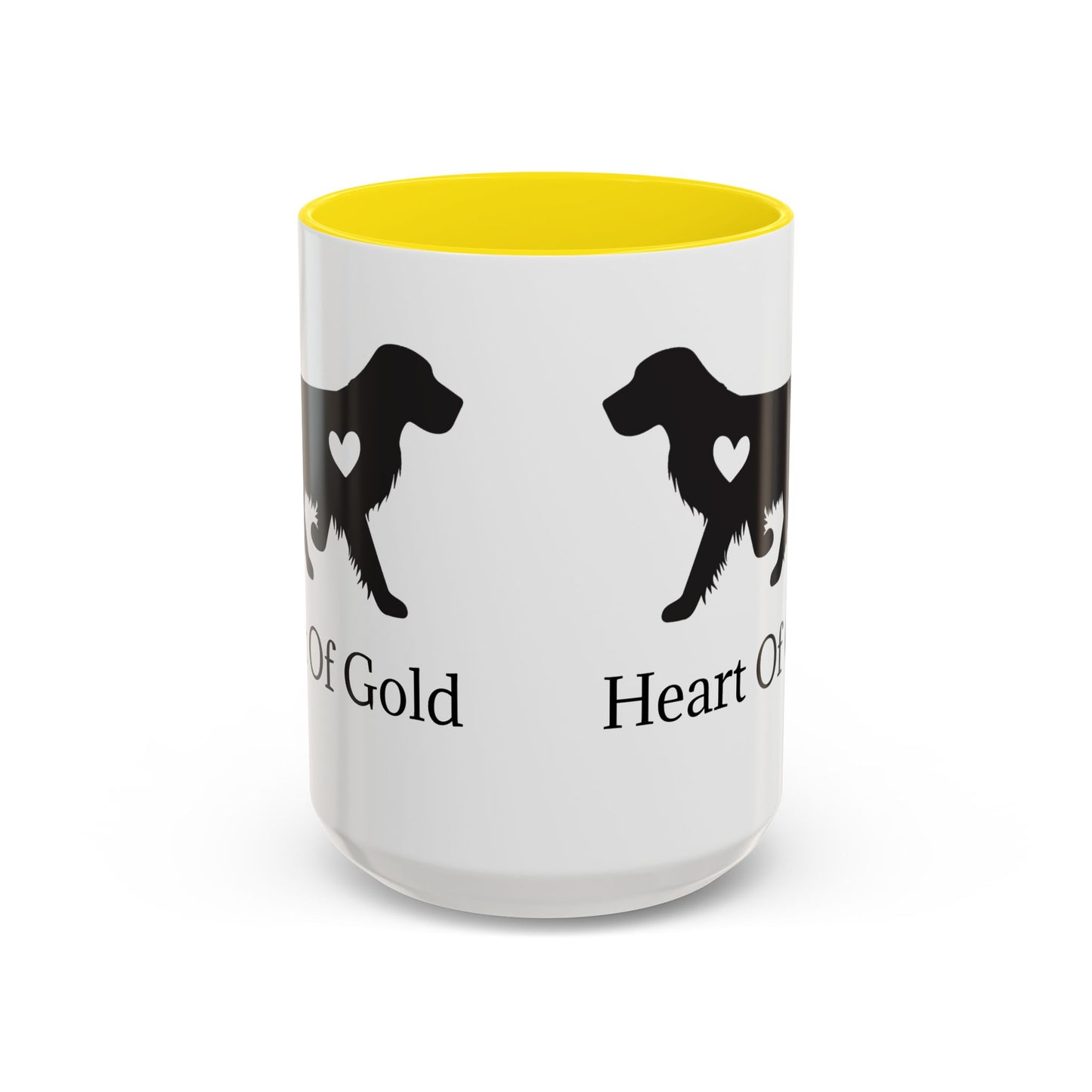 Heart Of Gold 2-Tone Coffee Mug