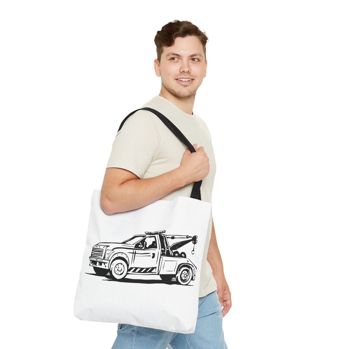 Wheel Lift Tow Truck Tote Bag