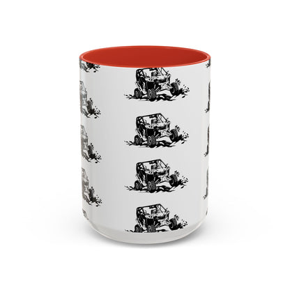 Slingin' Mud Side By Side 2-Tone Coffee Mug