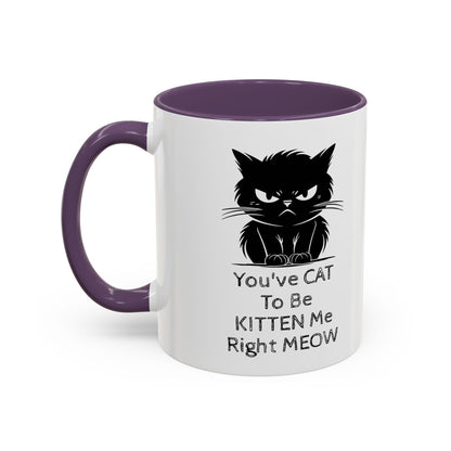 Kitten Me 2-Tone Coffee Mug
