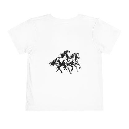 Horsin' Around Toddler Unisex Short Sleeve Crewneck Tee