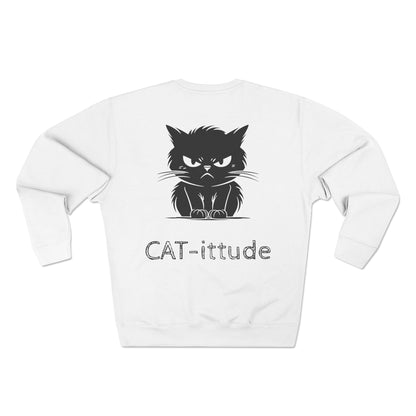 CAT-ittude Unisex Crewneck Sweatshirt