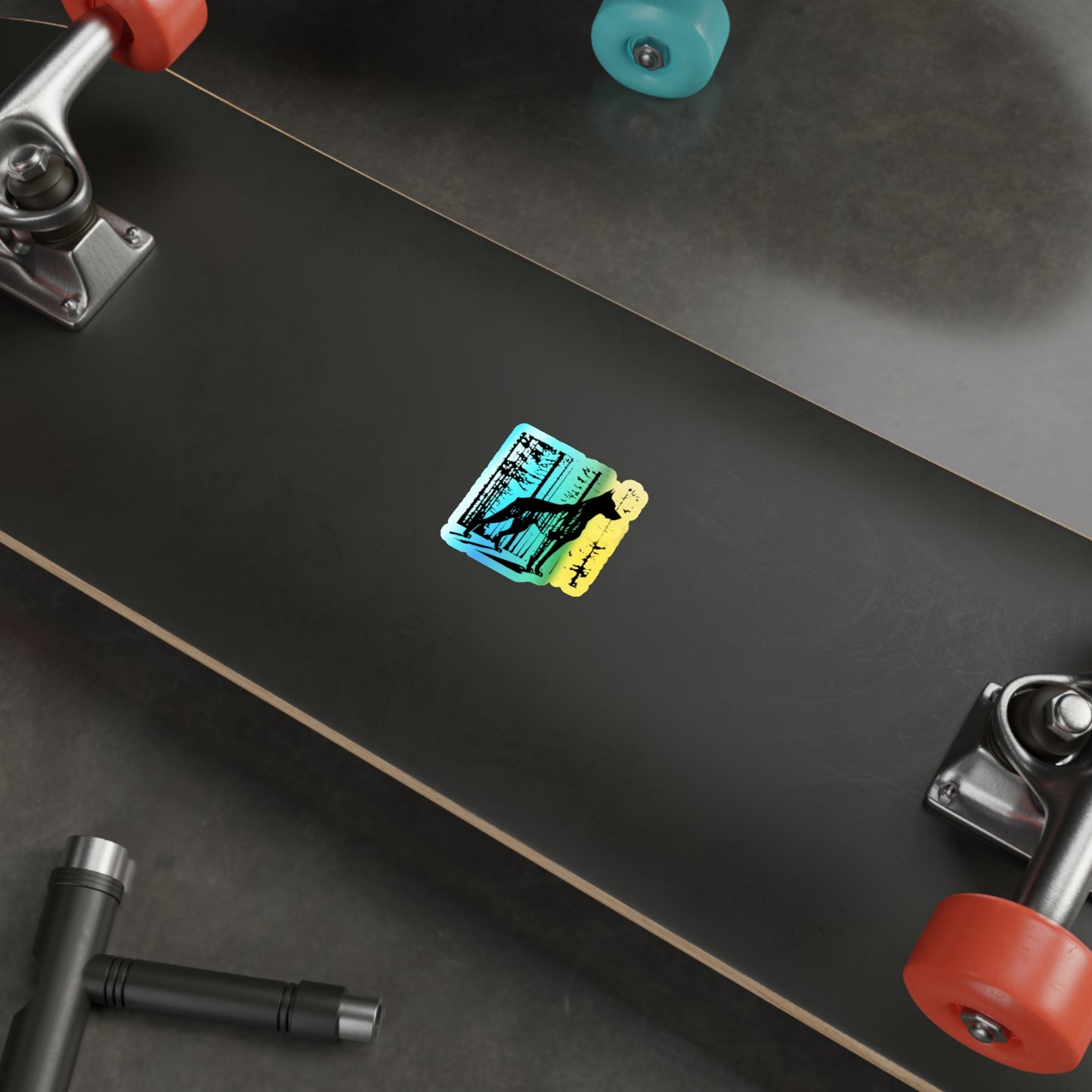 Guardian Of The Forest Holographic Sticker