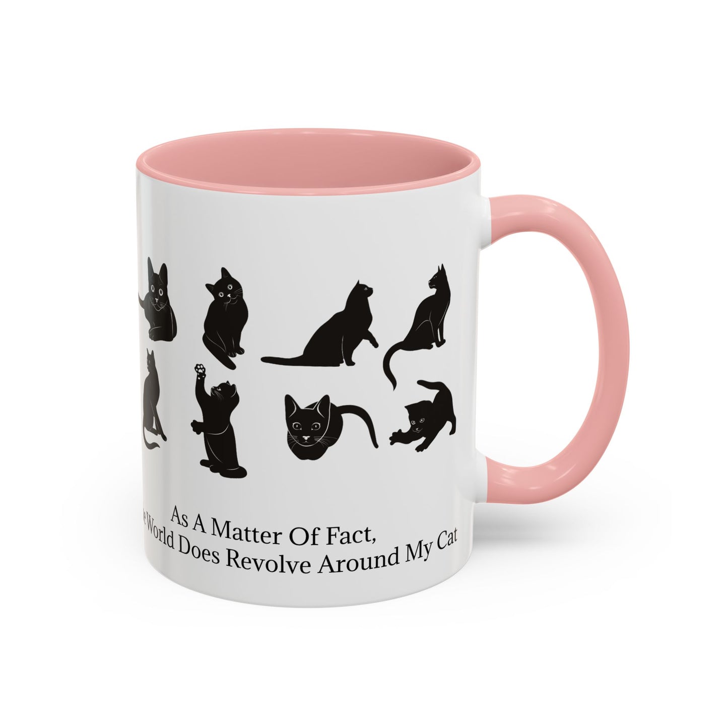 Matter Of Fact Cat 2-Tone Coffee Mug