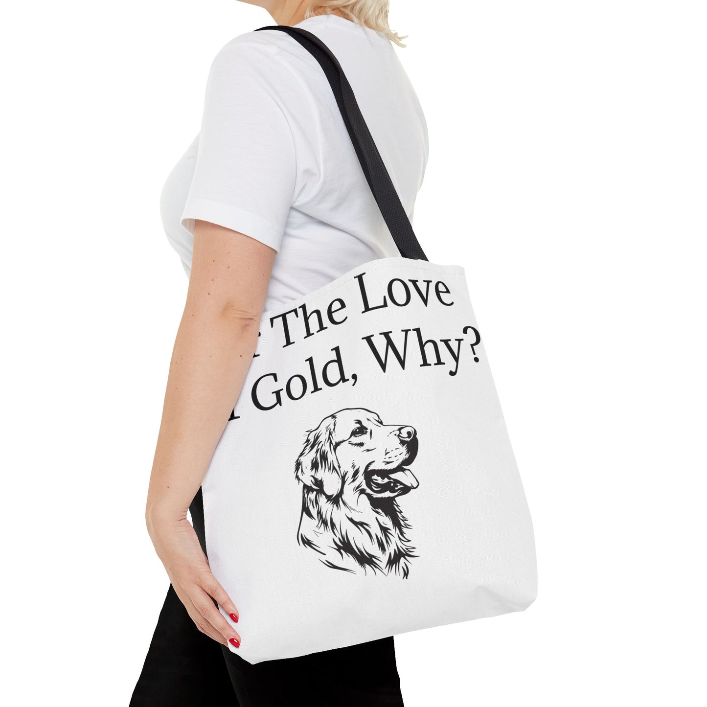 For The Love Of Gold Tote Bag