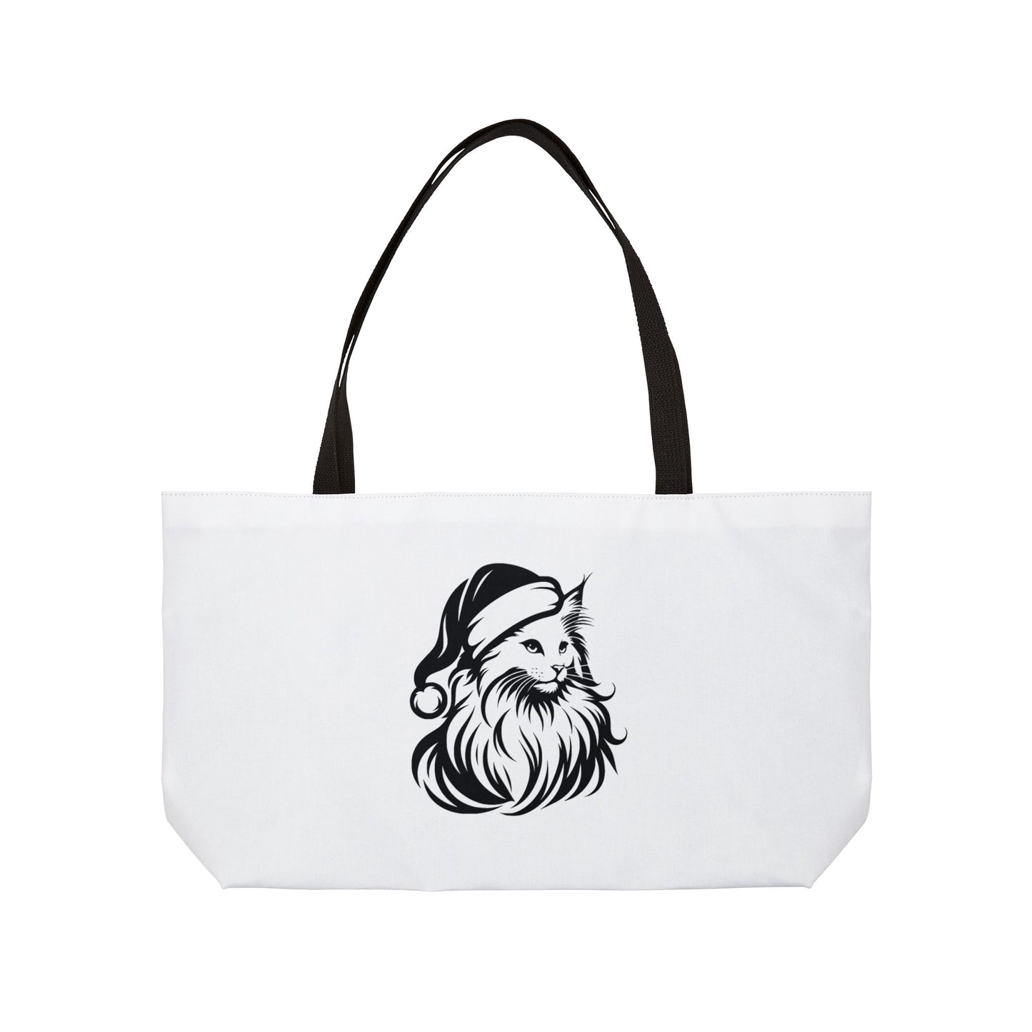 Santa Paws Cat Weekender Tote Bag