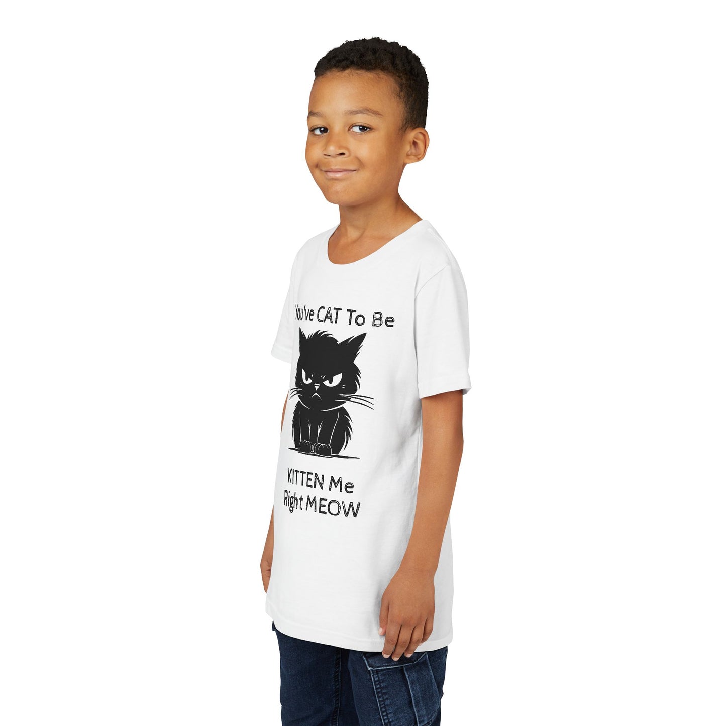 Kitten Me Youth Unisex Short Sleeve Crewneck Tee