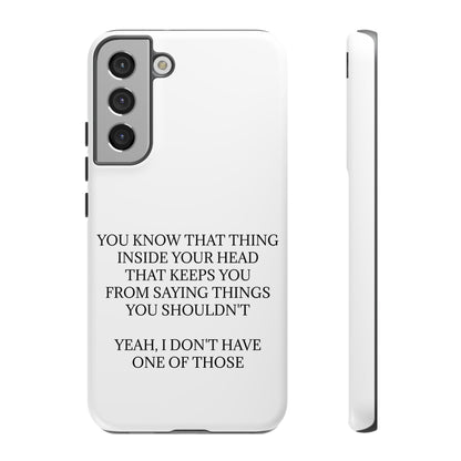 No Filter Samsung Case