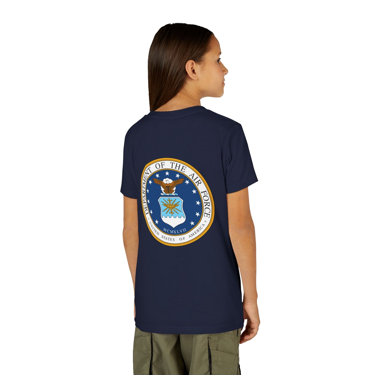 US Air Force Youth Unisex Short Sleeve Crewneck Tee