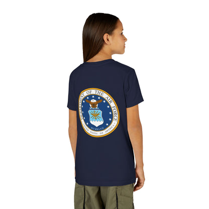 US Air Force Youth Unisex Short Sleeve Crewneck Tee