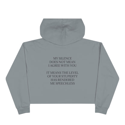 Speechless Women's Crop Hoodie