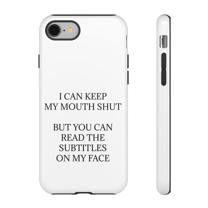 Subtitles iPhone Case