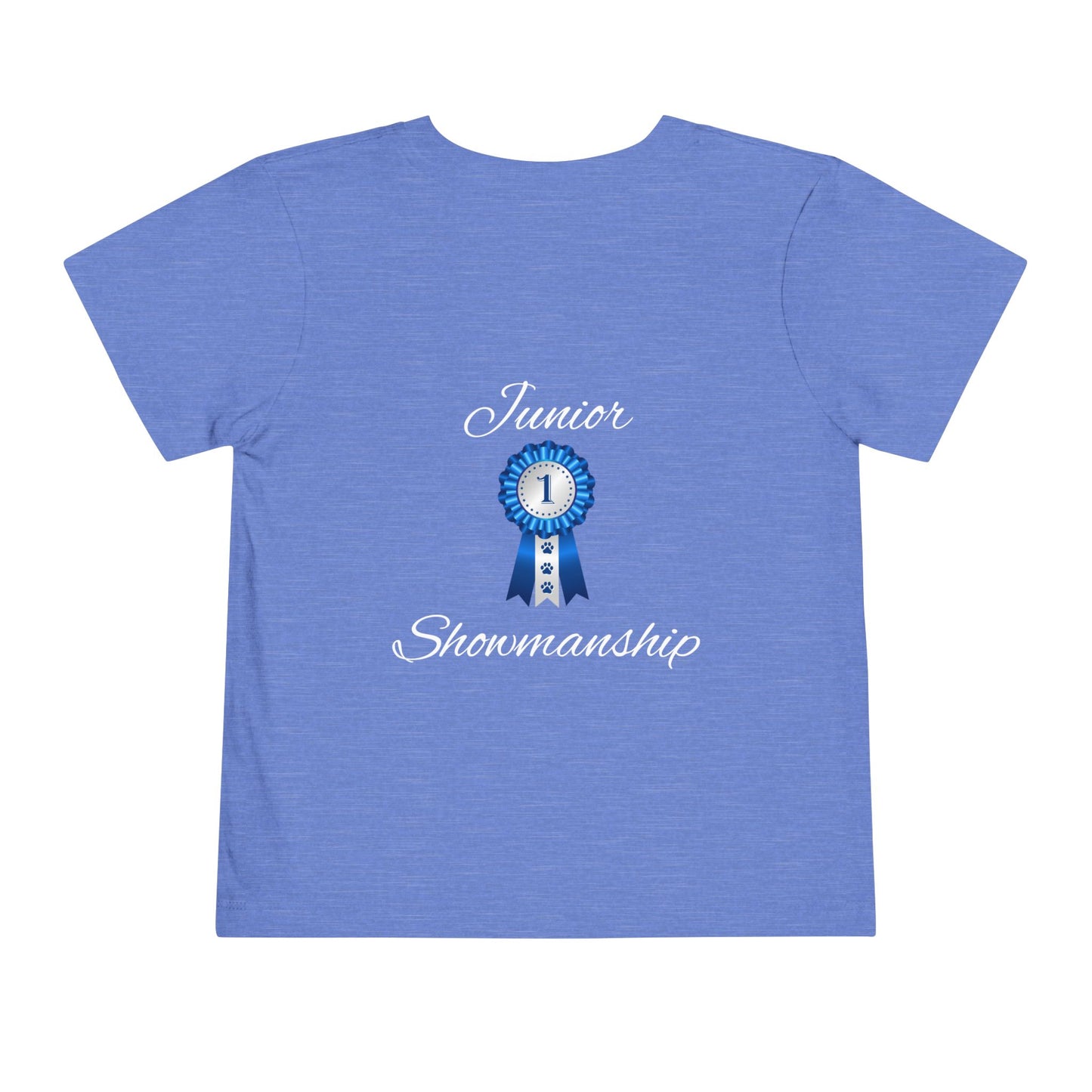 Junior Showmanship Toddler Unisex Short Sleeve Crewneck Tee