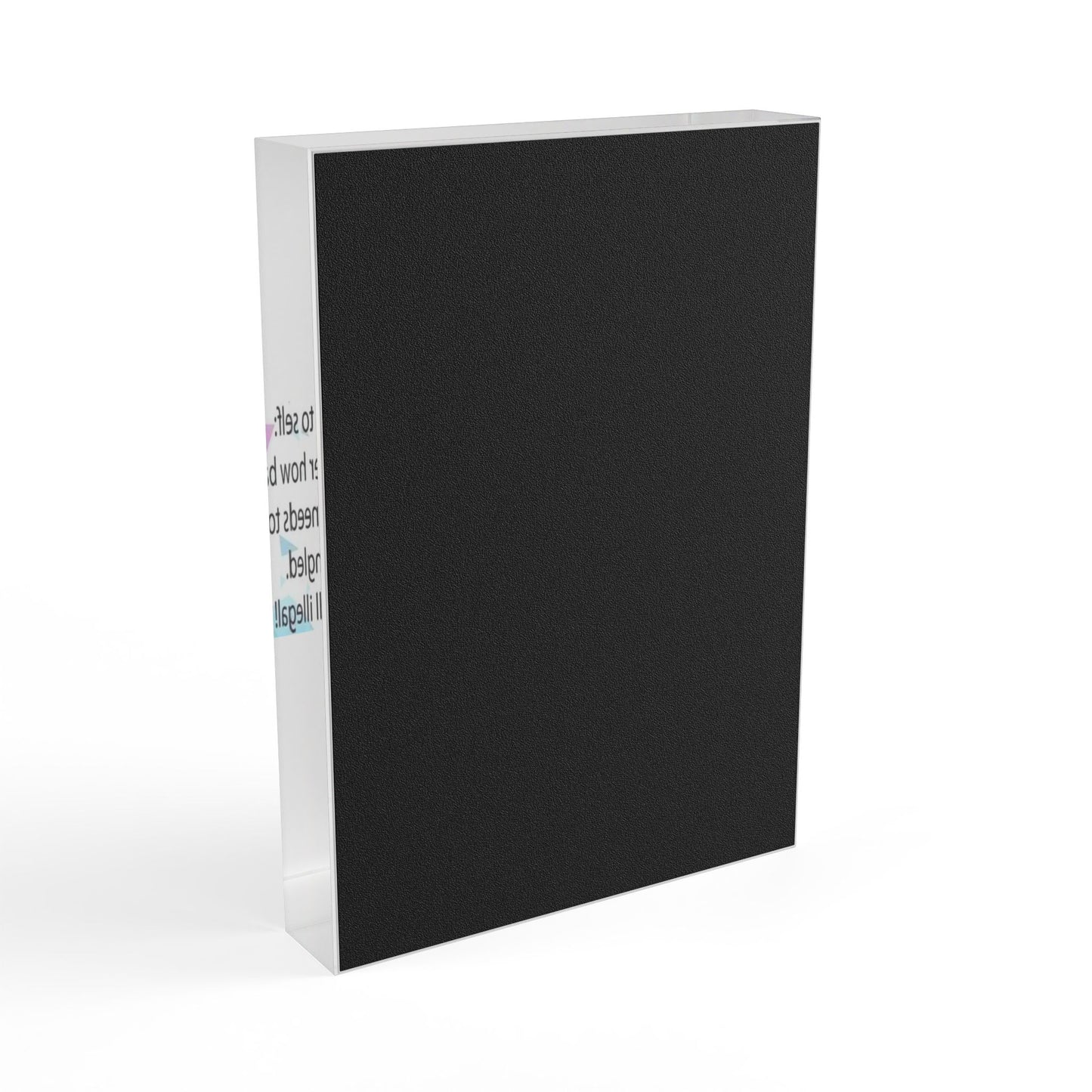 Note To Self Acrylic Photo Block
