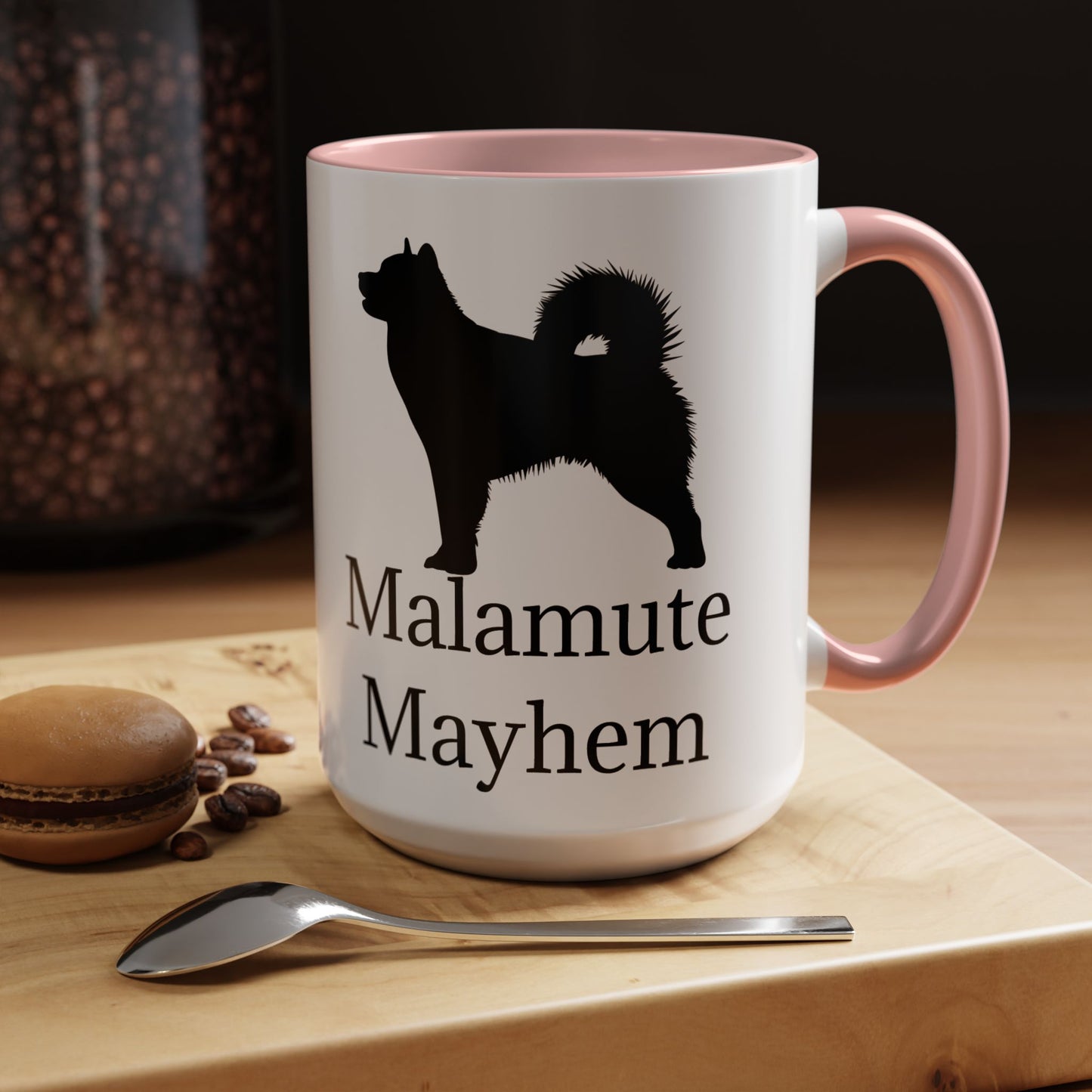 Malamute Mayhem 2-Tone Coffee Mug
