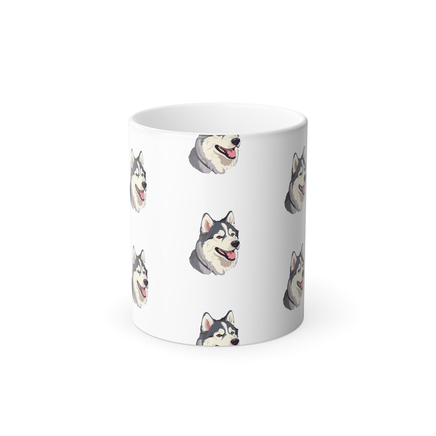 Malamute Head Color Changing Mug