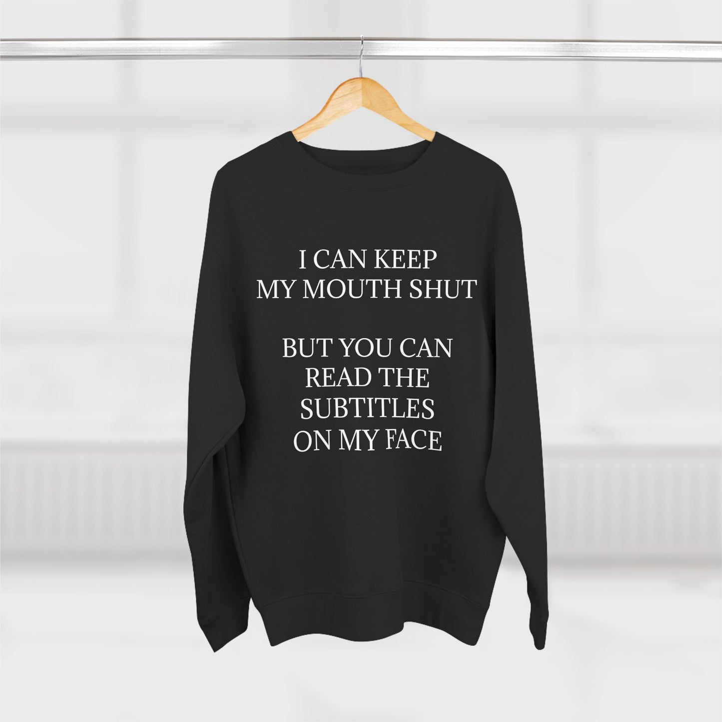 Subtitles Unisex Crewneck Sweatshirt