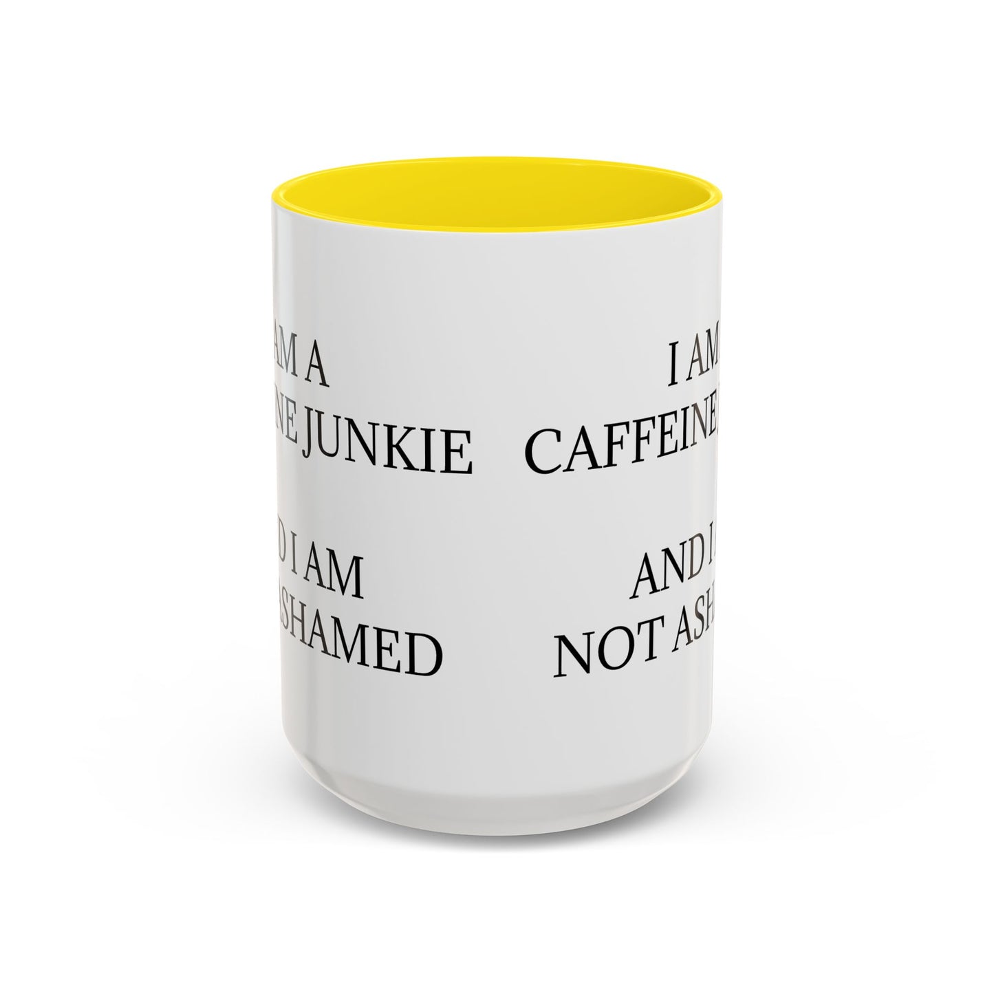 Caffeine Junkie 2-Tone Coffee Mug