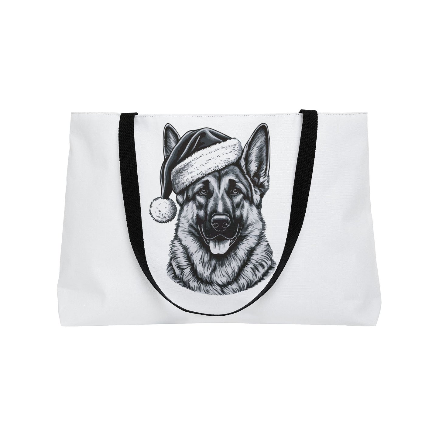Santa Paws German Shepherd Weekender Tote Bag