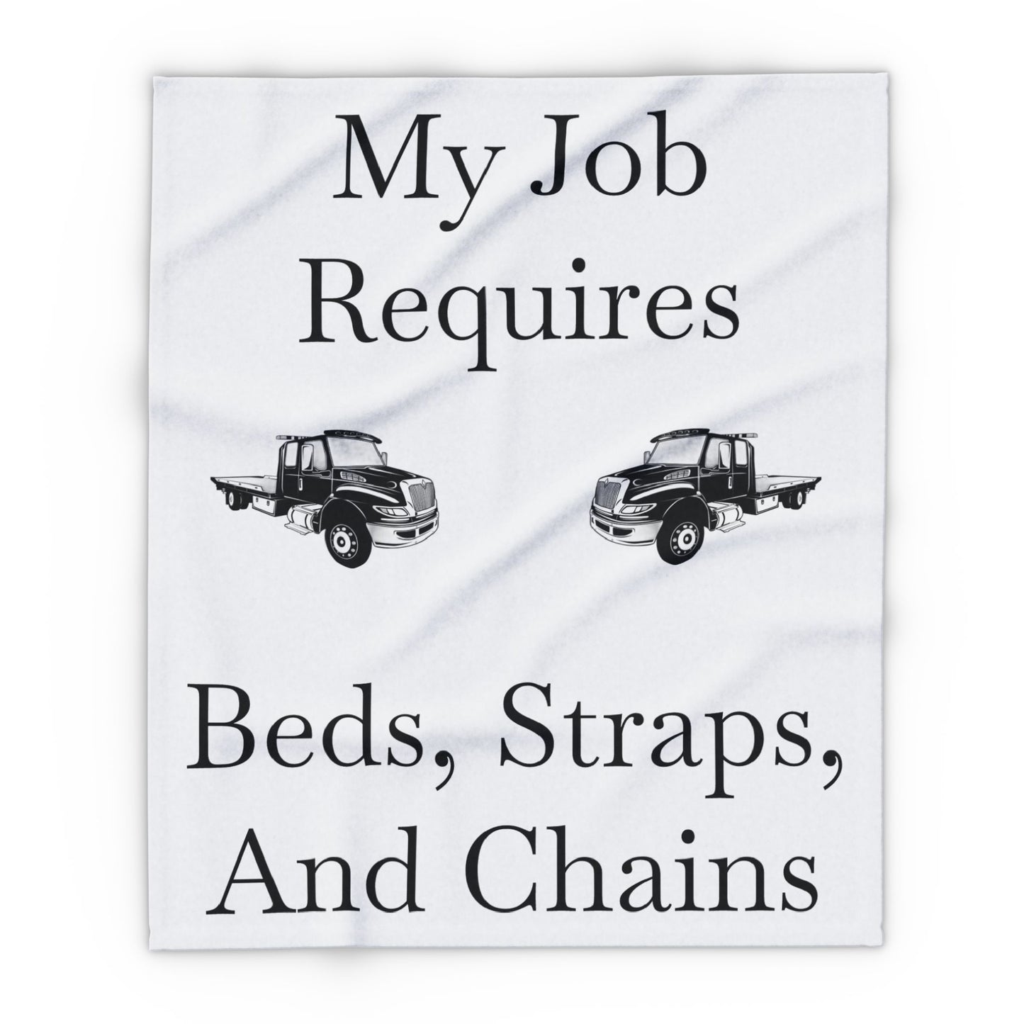 Beds, Straps, And Chains Arctic Fleece Blanket