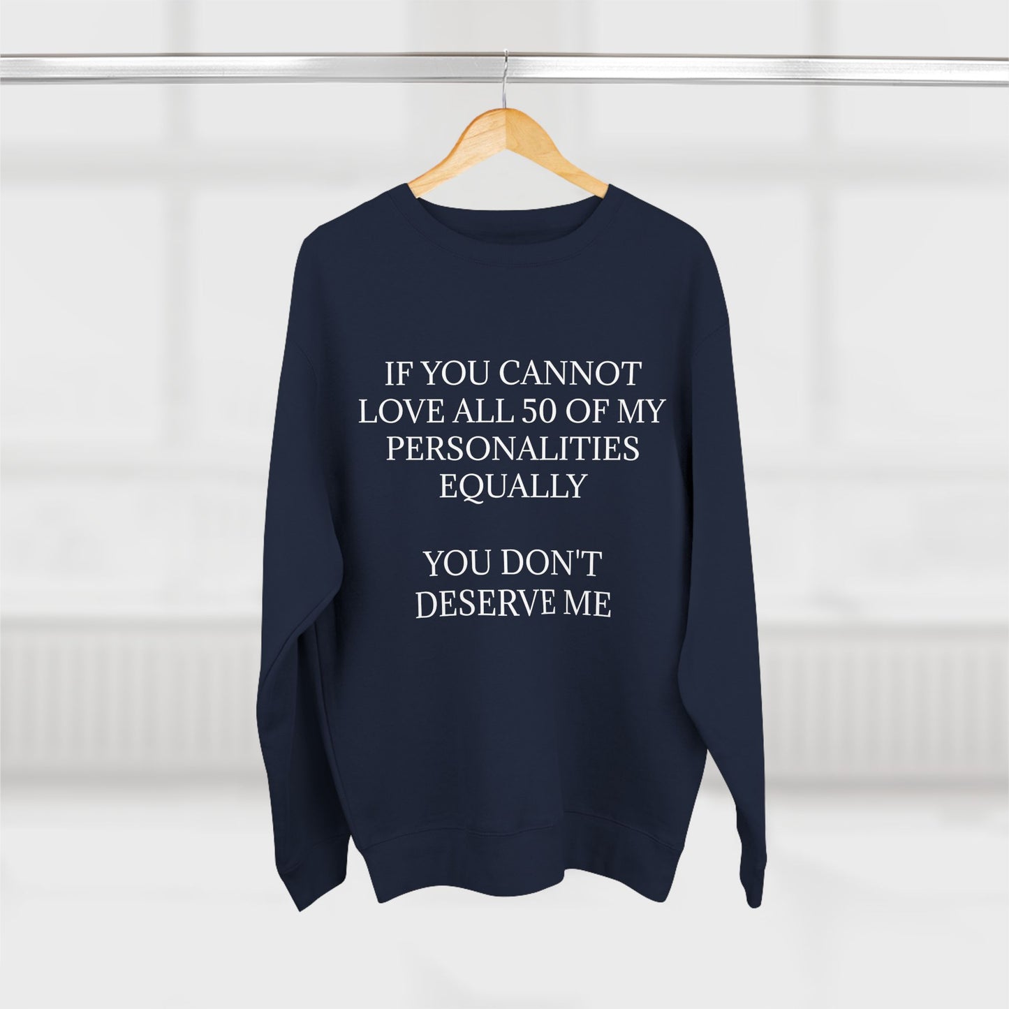 50 Personalities Unisex Crewneck Sweatshirt
