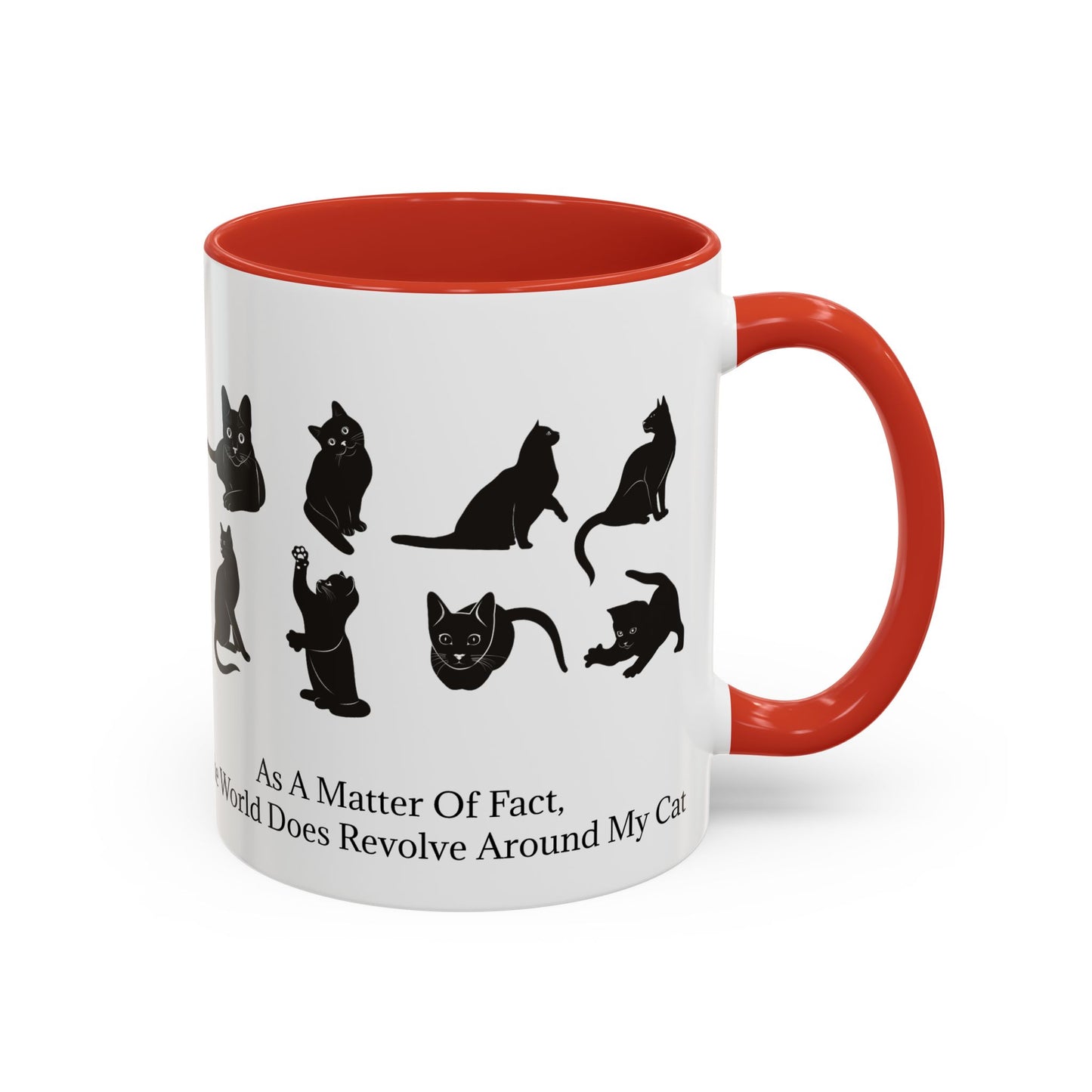 Matter Of Fact Cat 2-Tone Coffee Mug