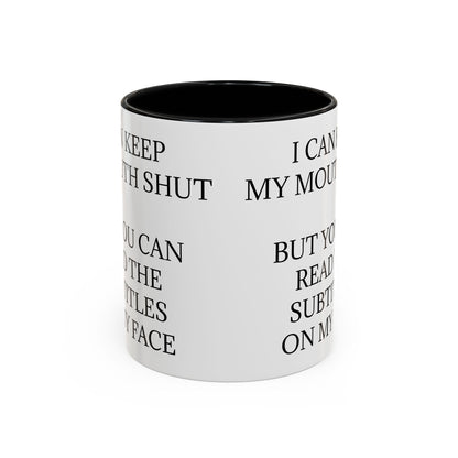 Subtitles 2-Tone Coffee Mug