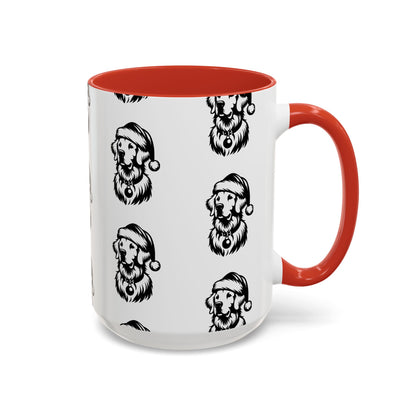 Santa Paws Golden 2-Tone Coffee Mug