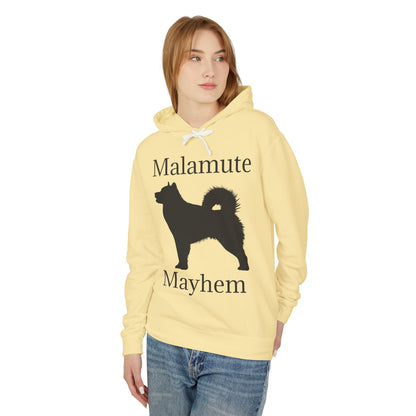 Malamute Mayhem Unisex Lightweight Hoodie