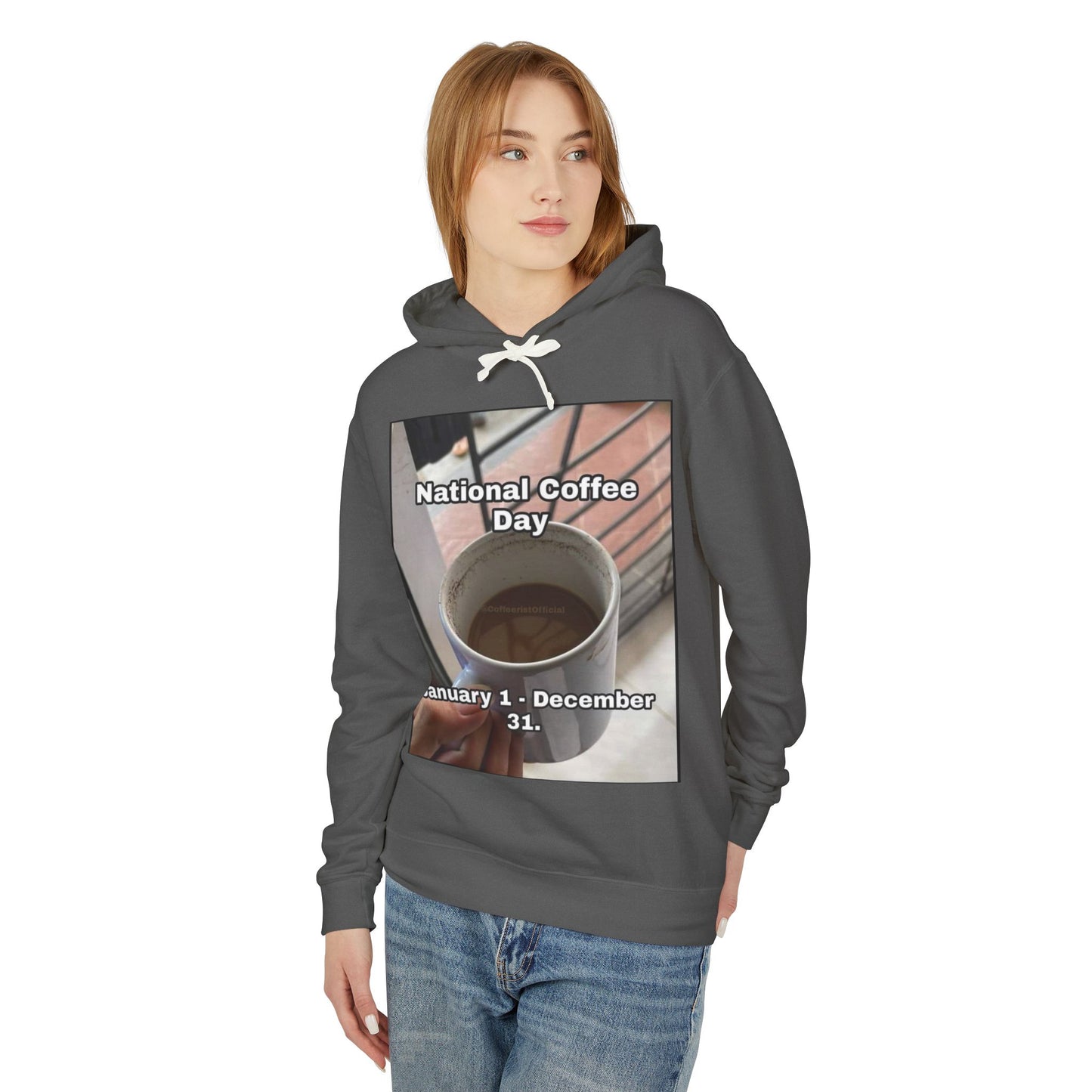National Coffee Day Unisex Lightweight Hoodie