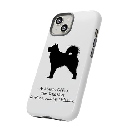 Matter Of Fact Malamute iPhone Case